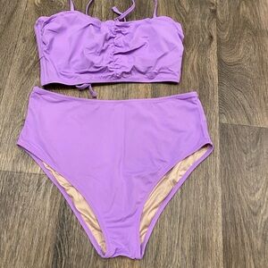 Shade & Shore Purple Bikini Set